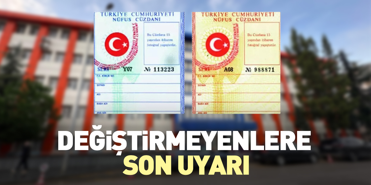 Değiştirmeyenlere son uyarı