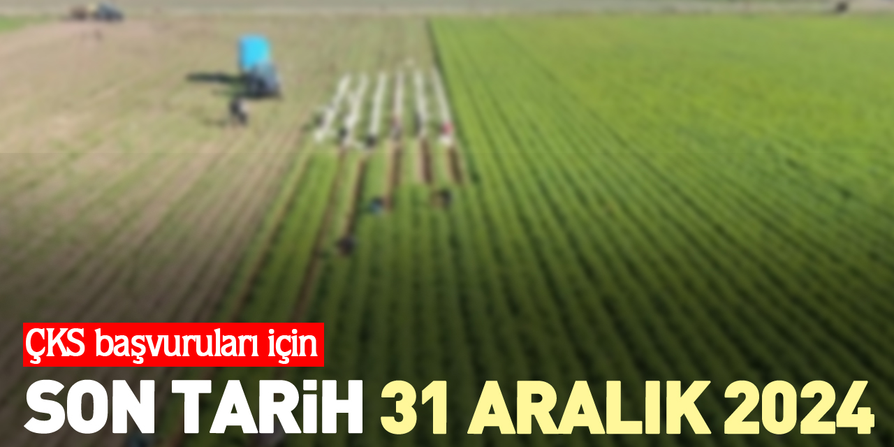 ÇKS başvuruları için son tarih: 31 Aralık 2024