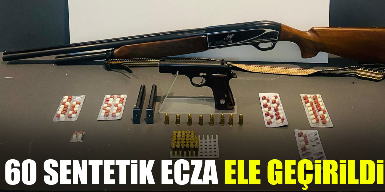 60 Sentetik Ecza Ele Geçirildi