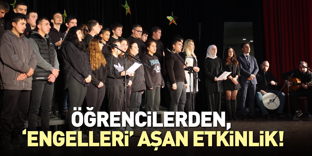 ÖĞRENCİLERDEN, ‘ENGELLERİ’ AŞAN ETKİNLİK!