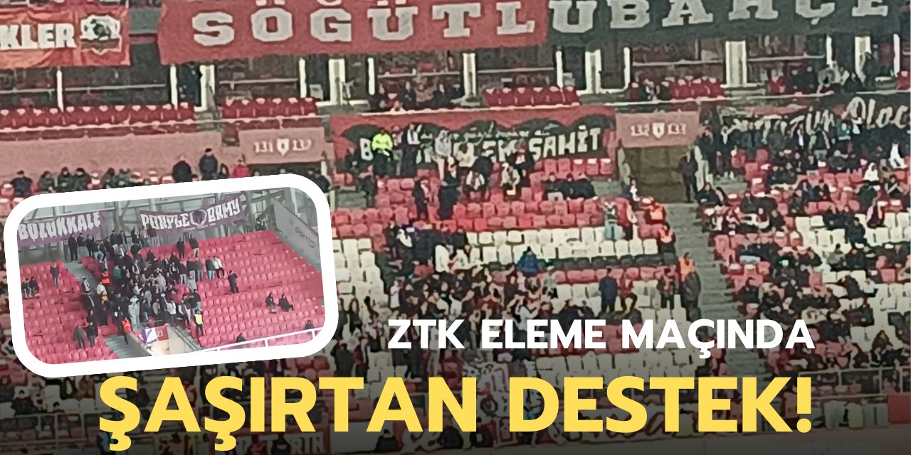 Samsunspor ve 52 Orduspor Taraftarlarından Şaşırtan Destek