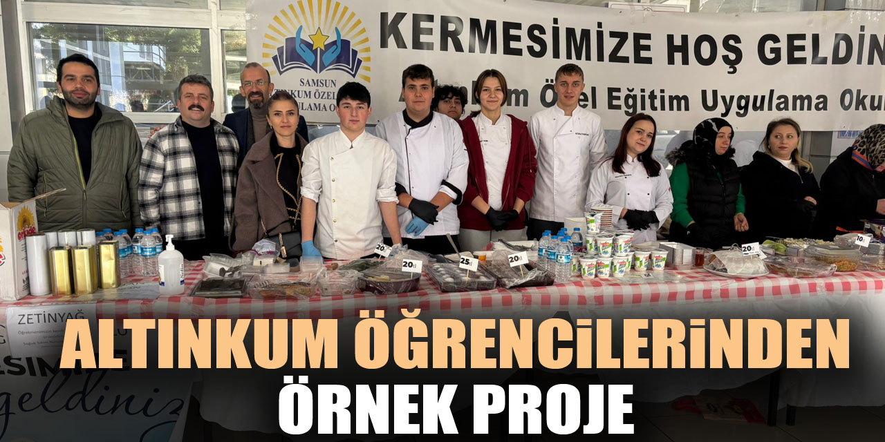 Altınkum Öğrencilerinden Örnek Proje