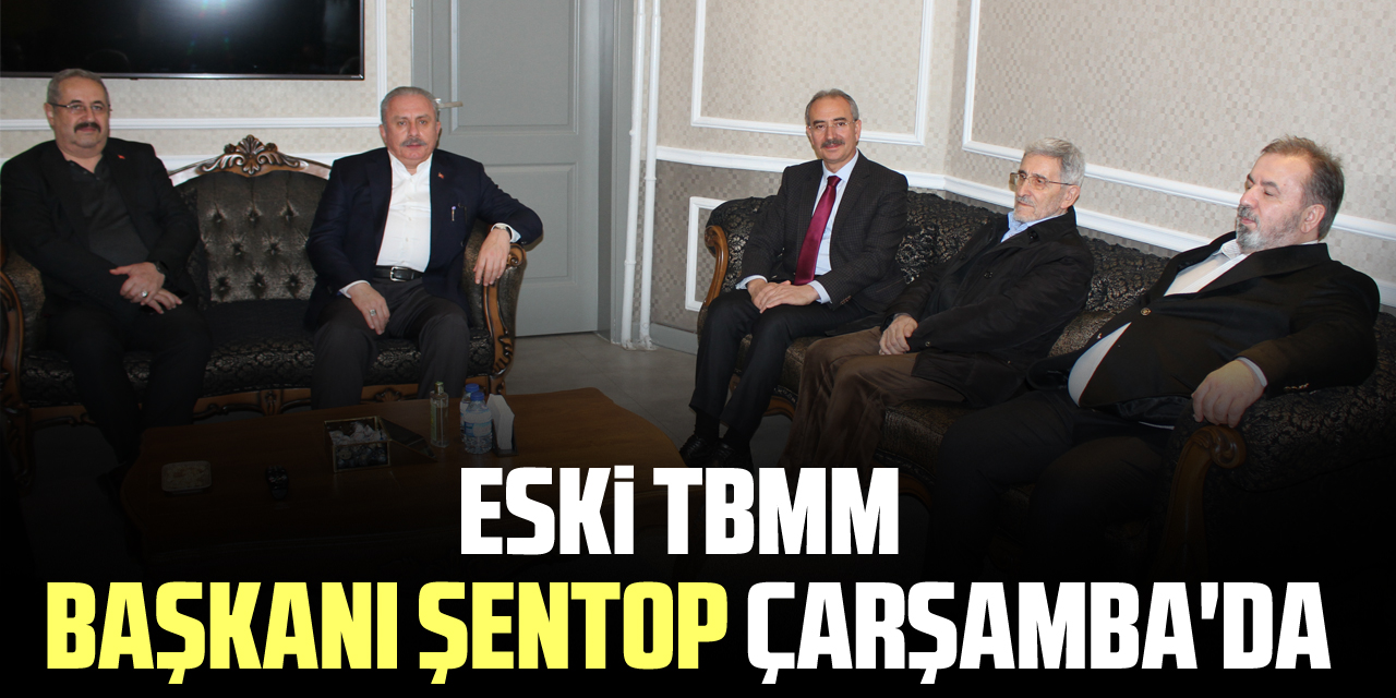 ESKİ TBMM BAŞKANİ ŞENTOP ÇARŞAMBA'DA