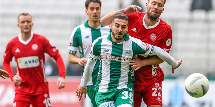 Konyaspor ile Antalyaspor puan paylaştı