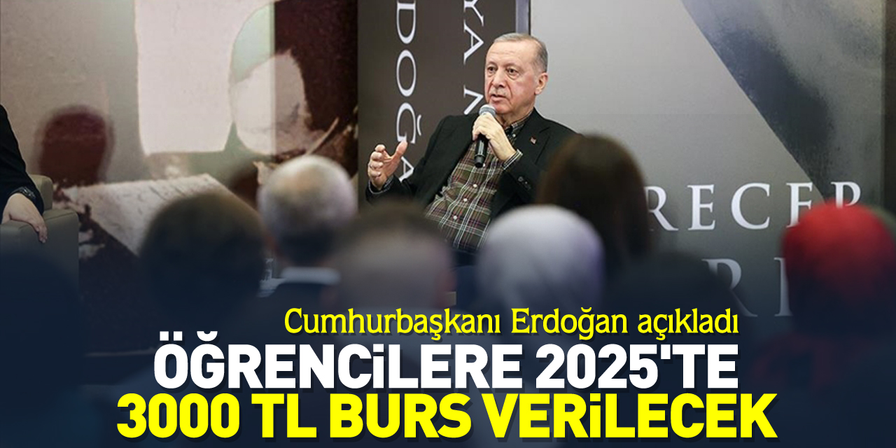 ÖĞRENCİLERE 2025'TE 3000 TL BURS VERİLECEK