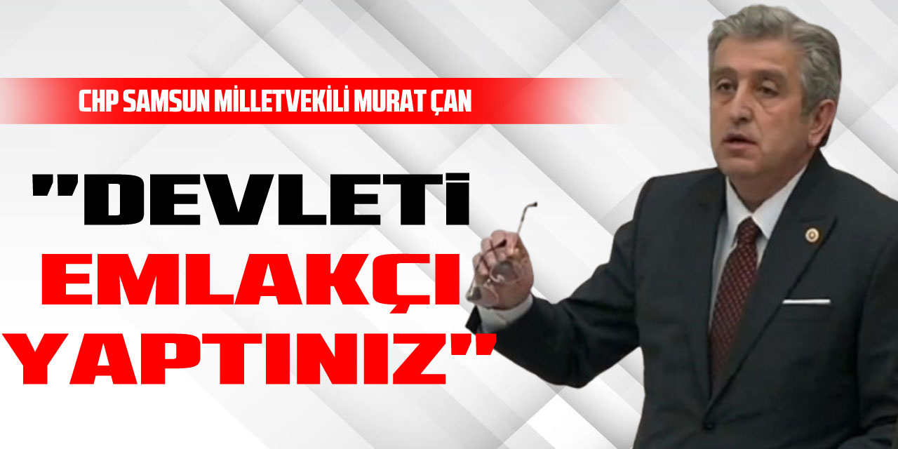 "DEVLETi EMLAKÇI YAPTINIZ"