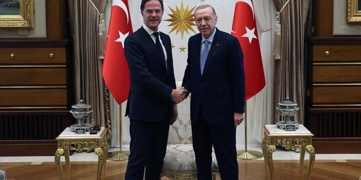 Erdoğan ile Rutte bir arada