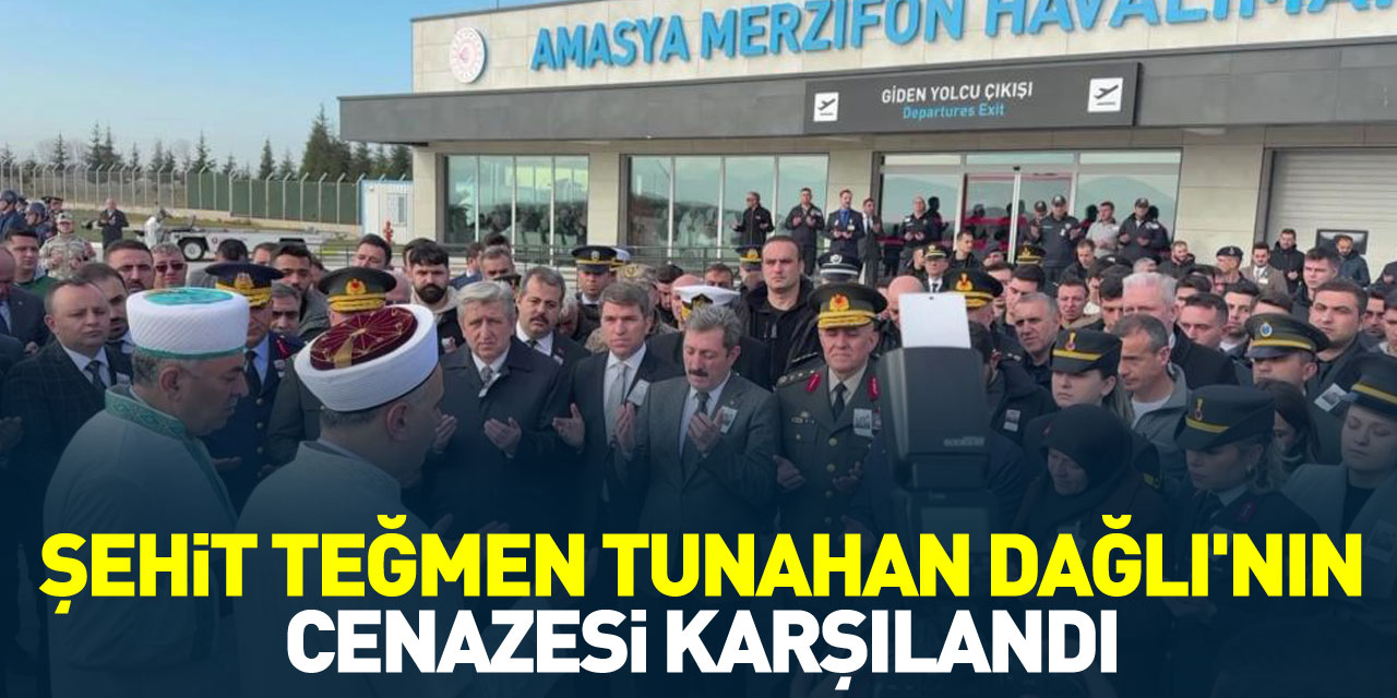 Şehit Teğmen Tunahan Dağlı'nın cenazesi karşılandı