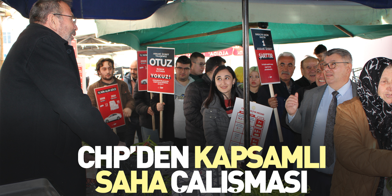 CHP’den Kapsamlı Saha Çalışması