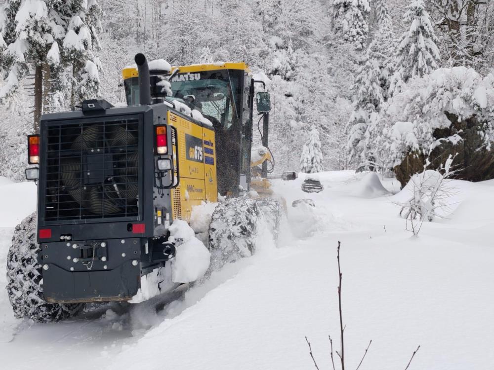 Rize’de 38 köy yolu ulaşıma kapandı