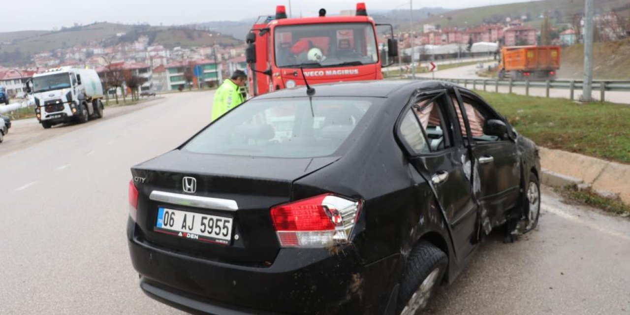 Havza'da trafik kazası