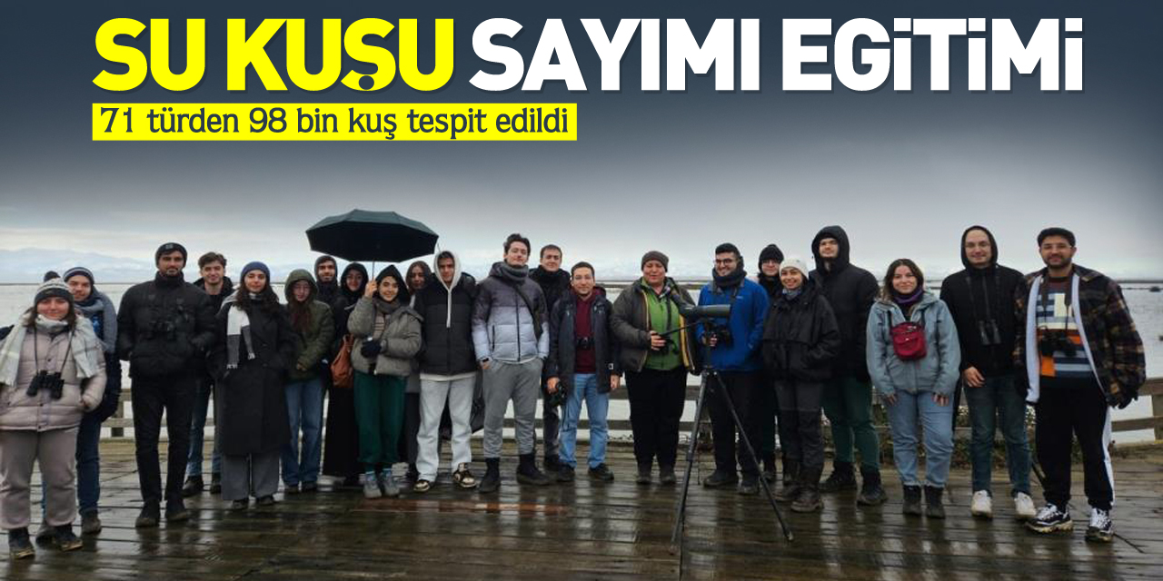 Su kuşu sayımı eğitimi