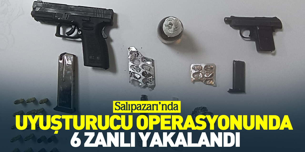 SALIPAZARI'NDA UYUŞTURUCU OPERASYONU