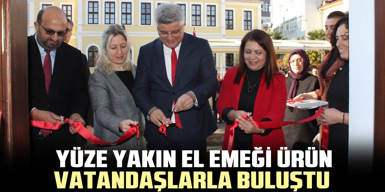 YÜZE YAKIN EL EMEĞİ ÜRÜN VATANDAŞLARLA BULUŞTU