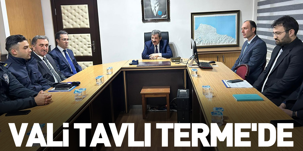 Vali Tavlı Terme'de