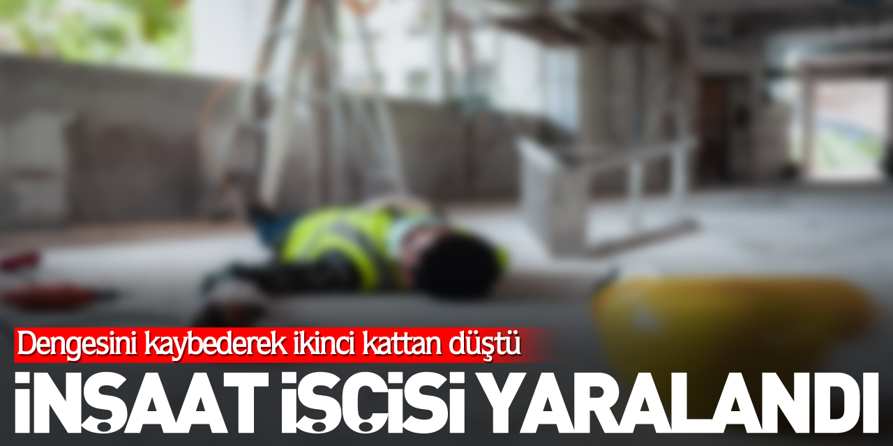 İnşaat işçisi yaralandı