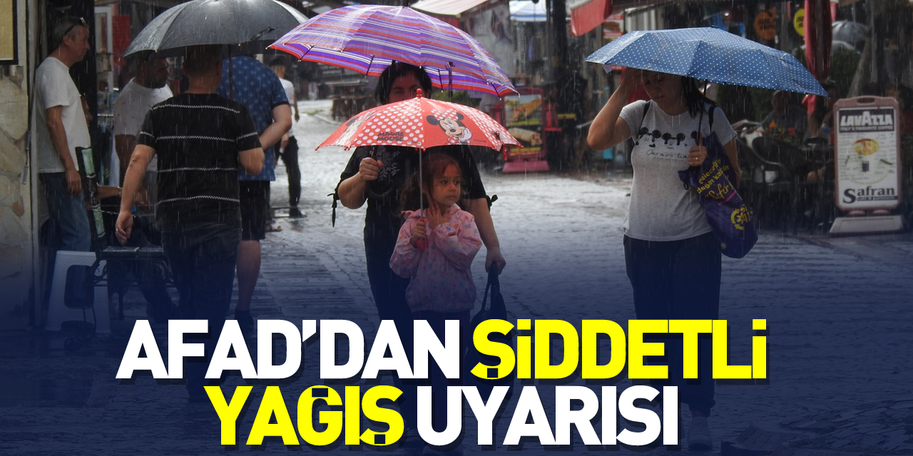 AFAD uyardı