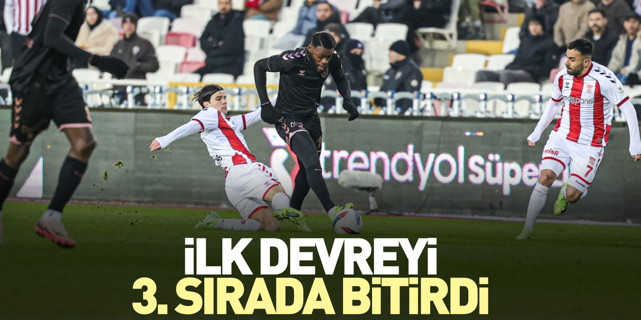 İlk devreyi 3. sırada bitirdi