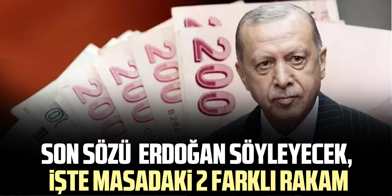 Asgari ücrette son sözü Erdoğan söyleyecek, işte masadaki 2 farklı rakam