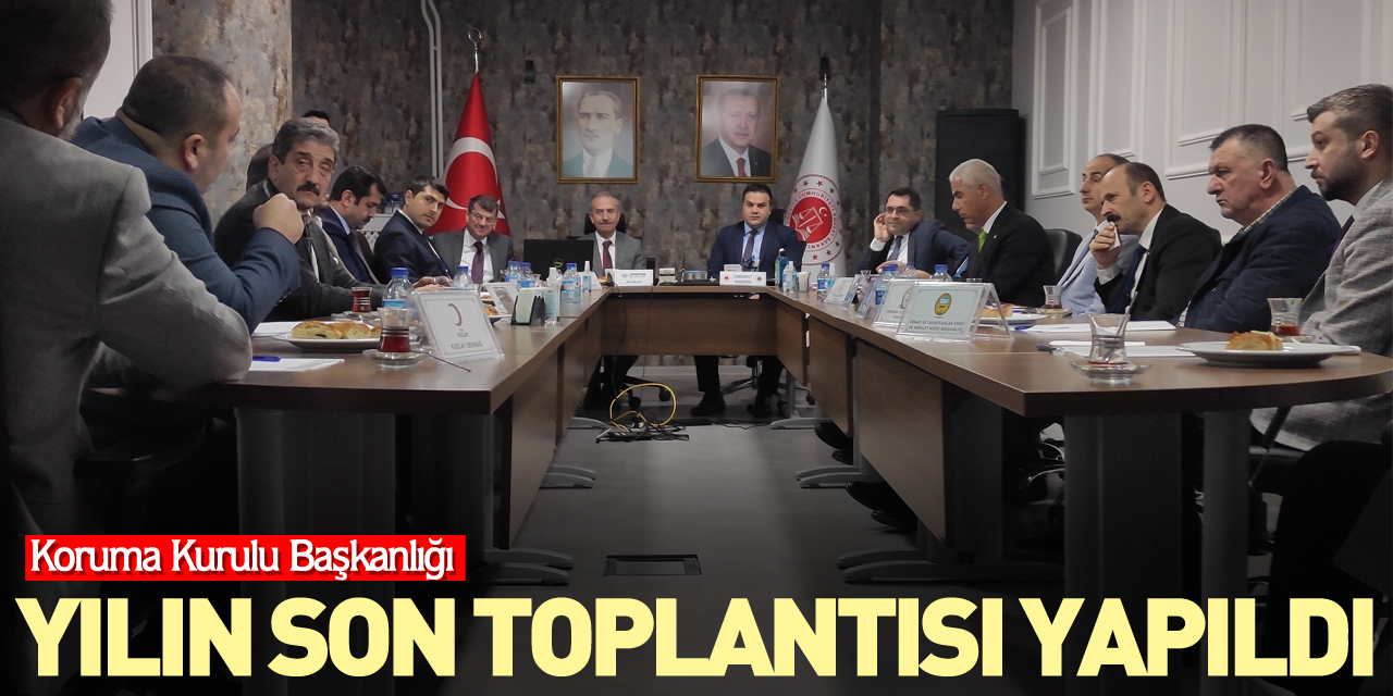 Yılın son toplantısı yapıldı