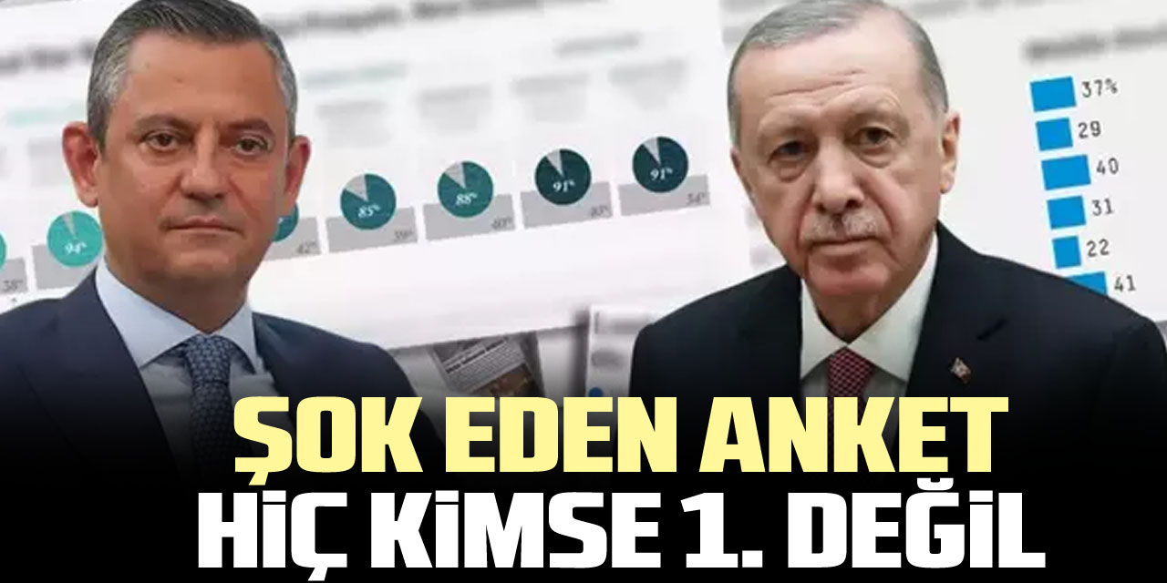 ŞOK EDEN ANKET HiÇ KiMSE 1. DEĞiL