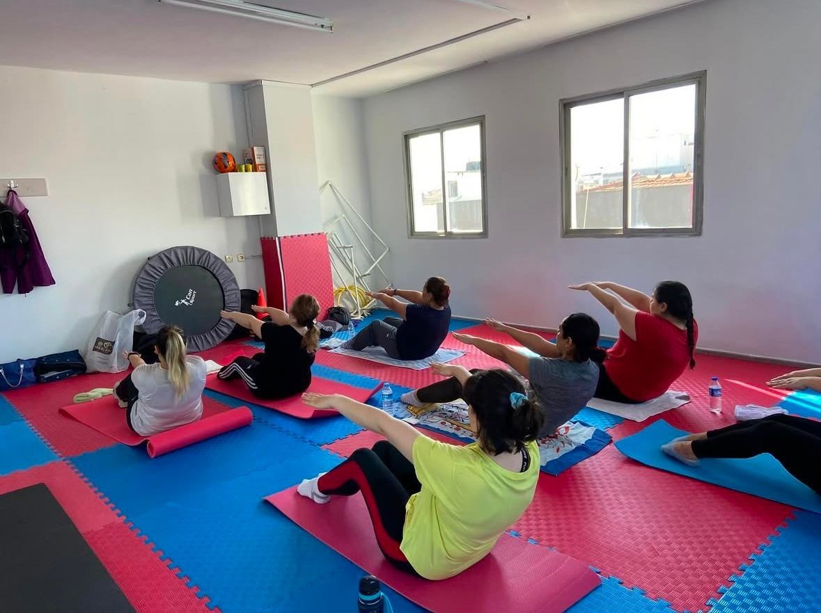 pilates kursu kadınların ilgi odağı oldu