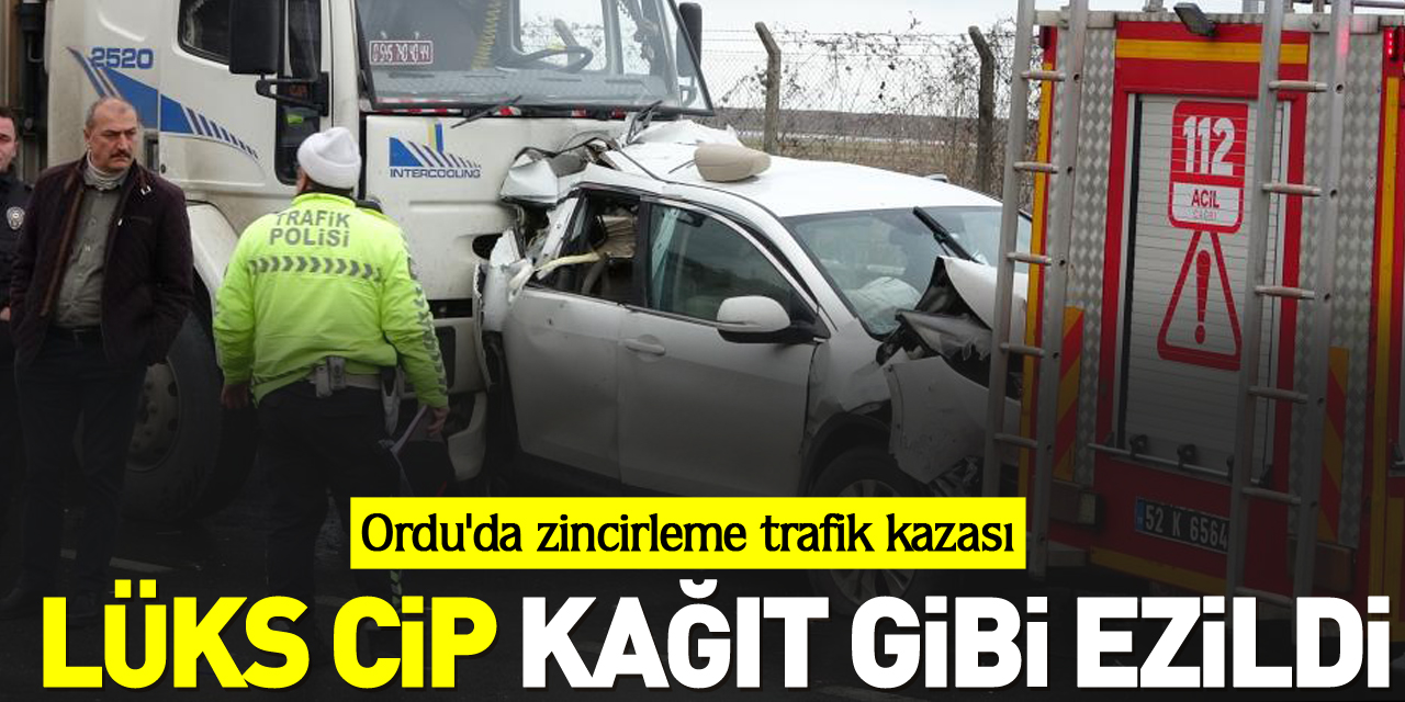 Lüks cip kağıt gibi ezildi