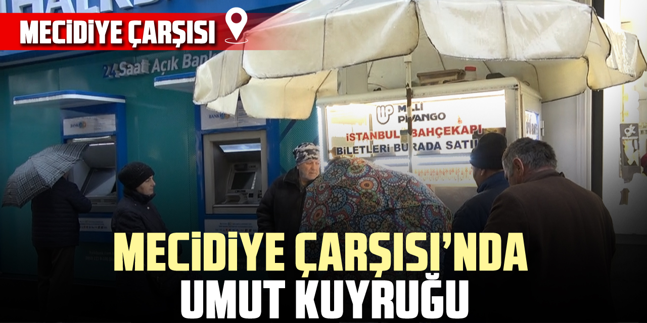 Mecidiye Çarşısı’nda Umut Kuyruğu