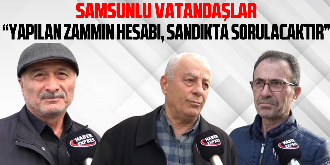 “YAPILAN ZAMMIN HESABI, SANDIKTA SORULACAKTIR”