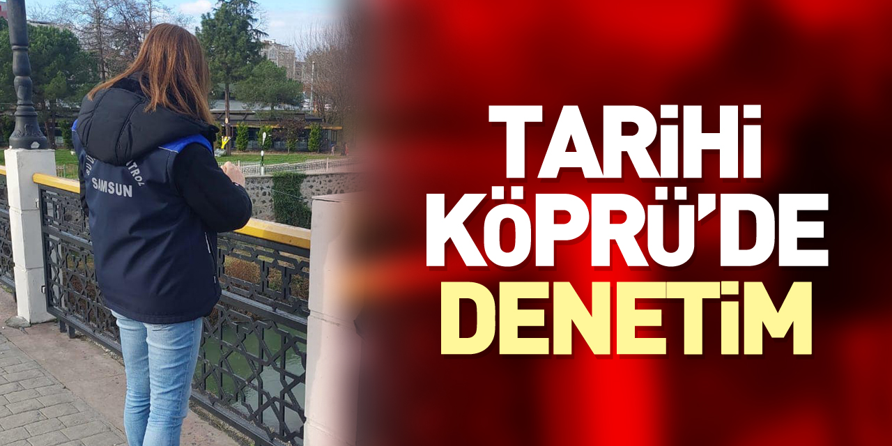 Tarihi Köprü’de Denetim