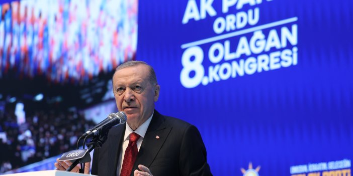 Erdoğan, Ordu İl Kongresinde