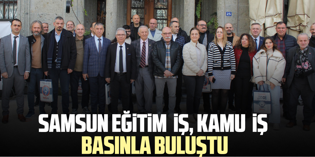 Eğitim iş, Kamu İş Basınla Buluştu