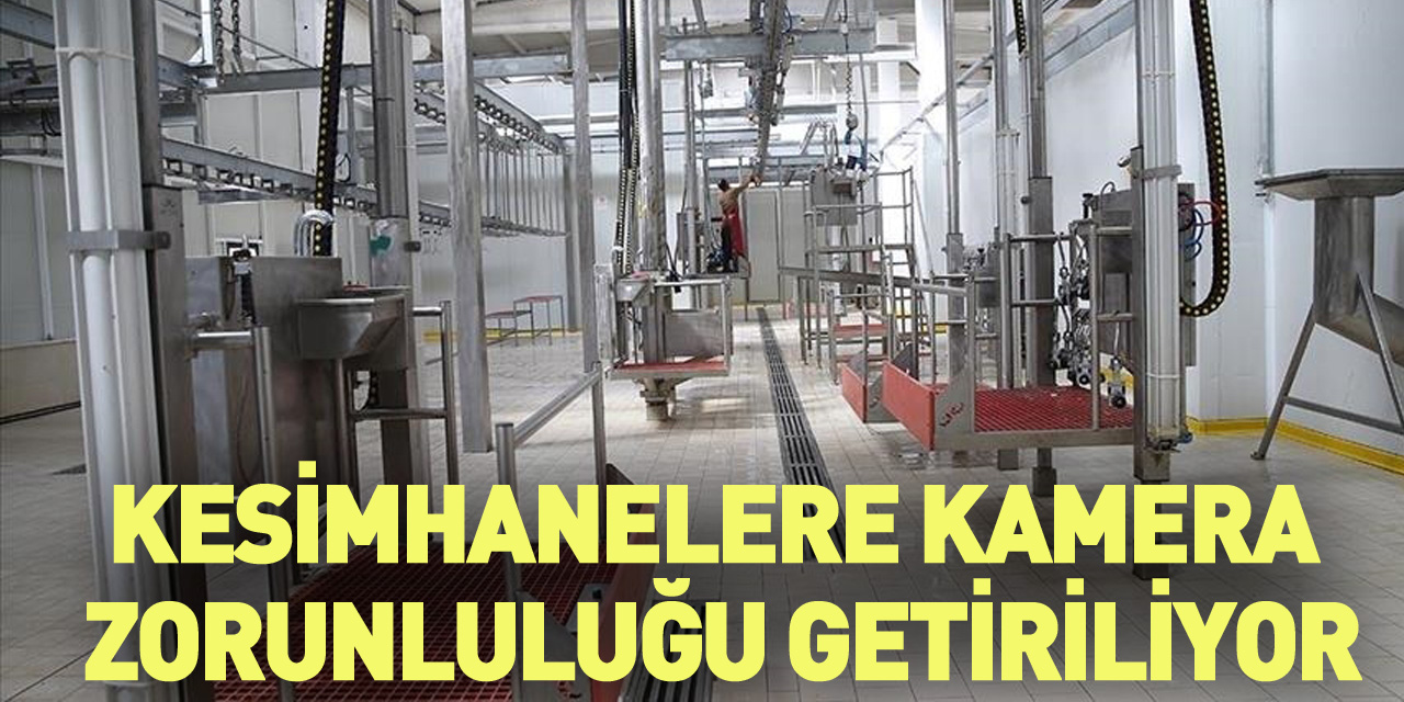 Kesimhanelere kamera zorunluluğu getiriliyor