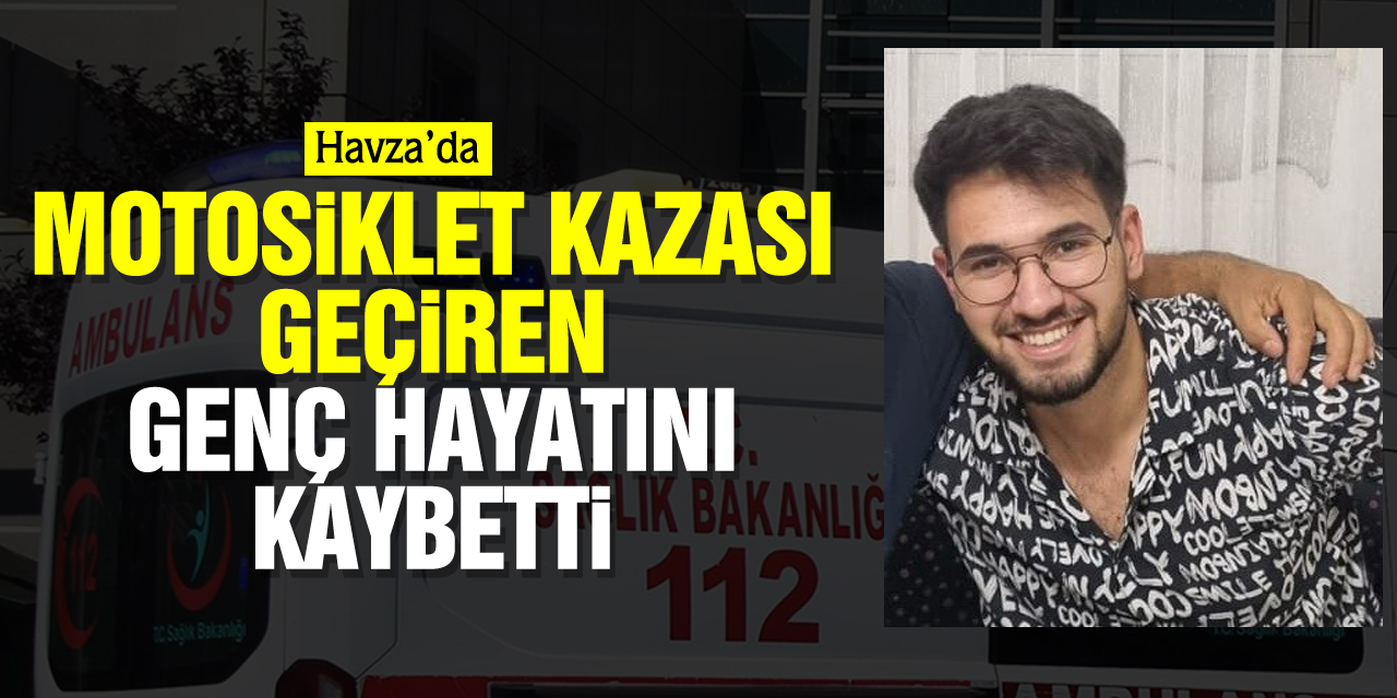 Motosiklet kazası geçiren genç hayatını kaybetti