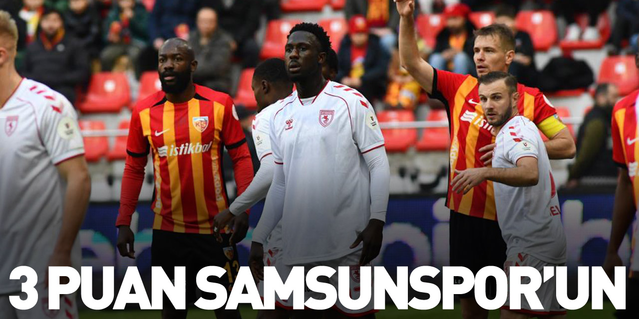 3 puan Samsunspor'un