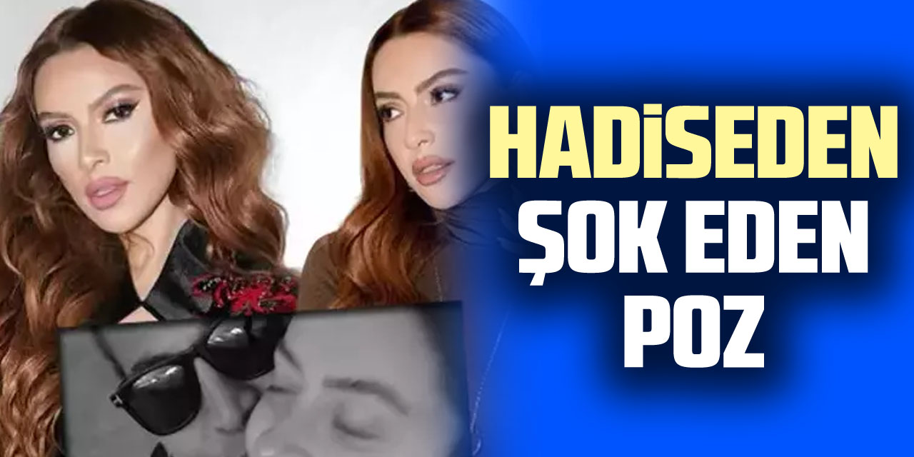 Hadiseden şok eden poz