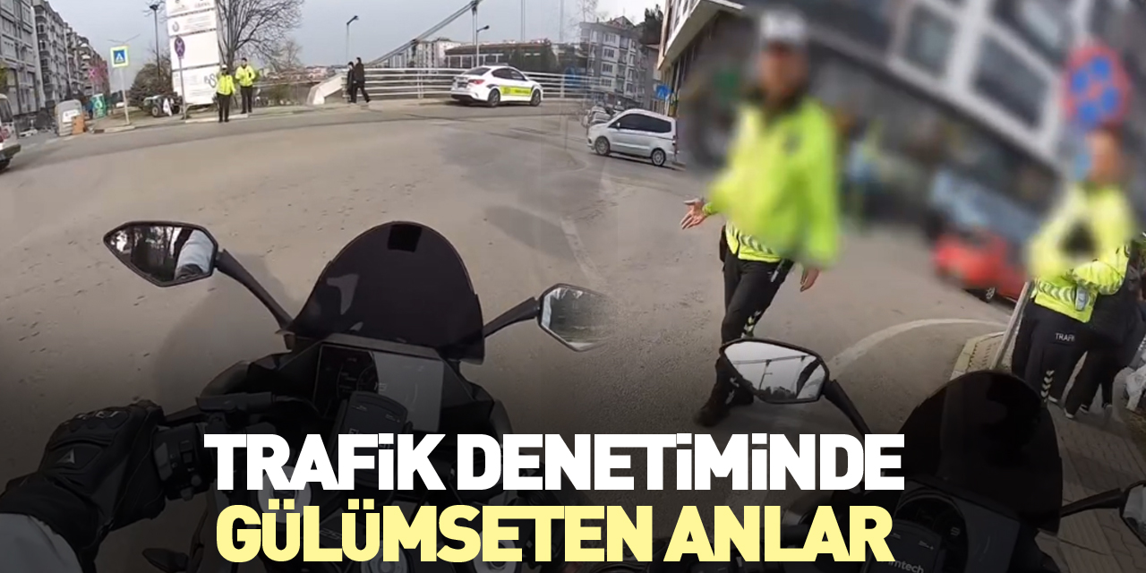 Trafik Denetiminde Gülümseten Anlar