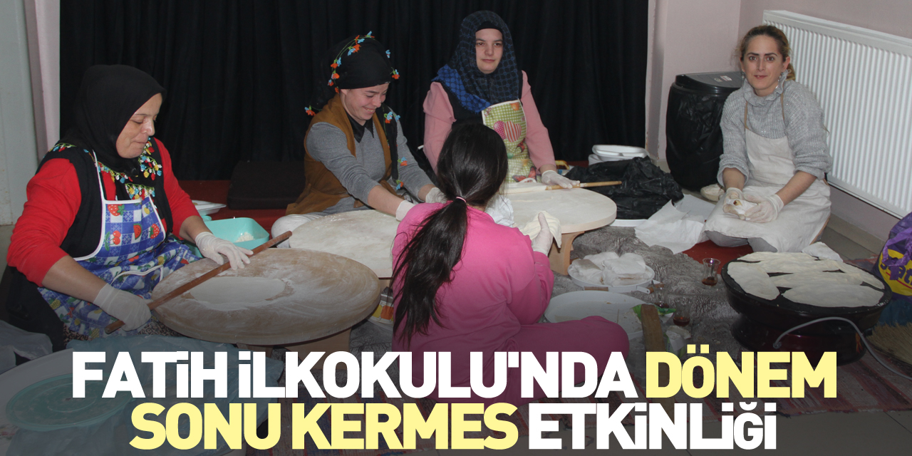 Fatih İlkokulu'nda Dönem Sonu Kermes Etkinliği