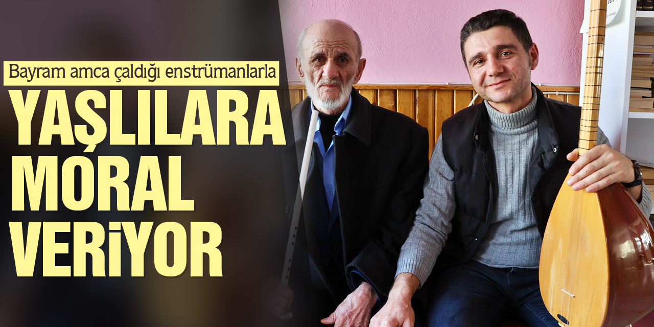 Yaşlılara moral veriyor