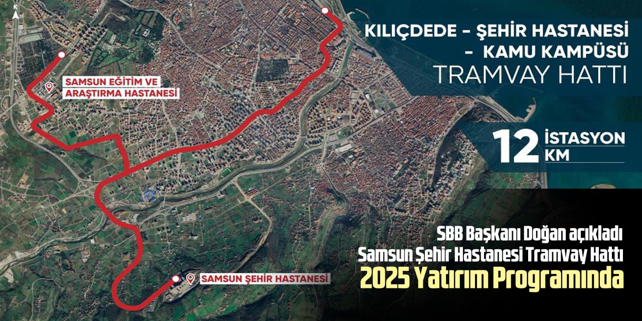 Şehir Hastanesi Tramvay Hattı, Yatırım Programı’na alındı!