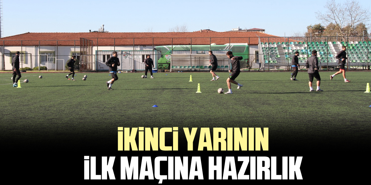 İkinci yarının ilk maçına hazırlık