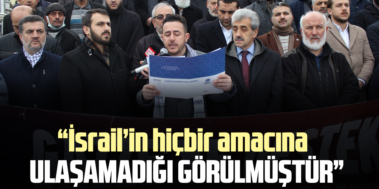 “İSRAİL’İN HİÇBİR AMACINA ULAŞAMADIĞI GÖRÜLMÜŞTÜR”