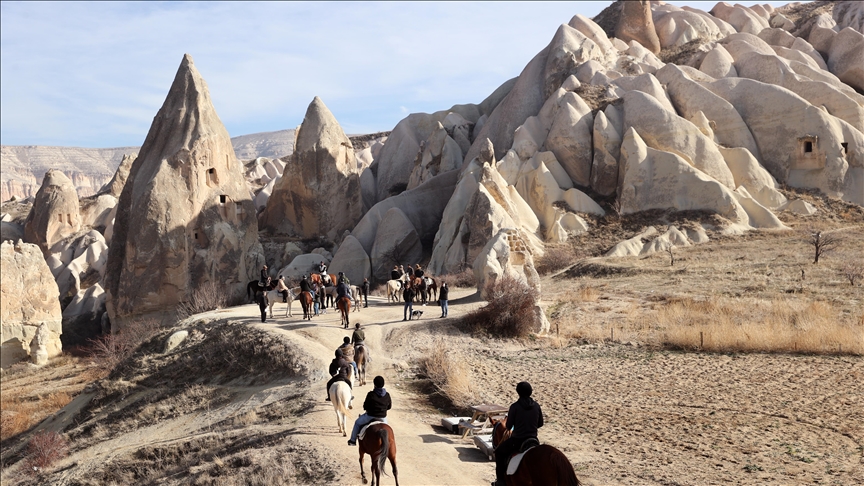 Yerli turistlerin tercihi Kapadokya oldu