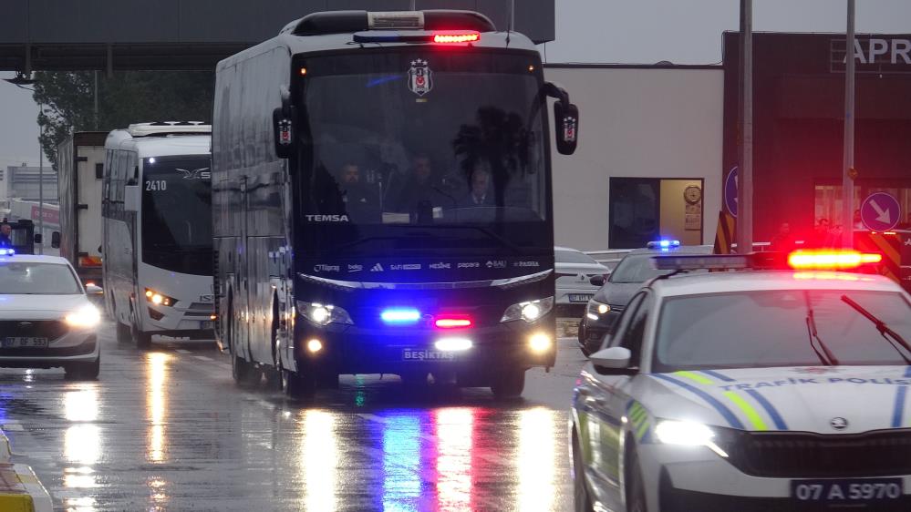 Beşiktaş, Antalyaspor maçı için Antalya'da