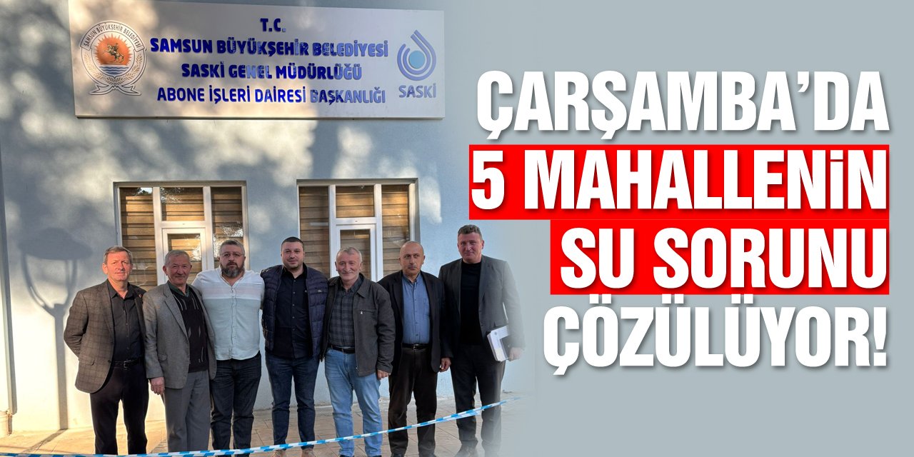 5 mahallenin su sorunu çözülüyor!