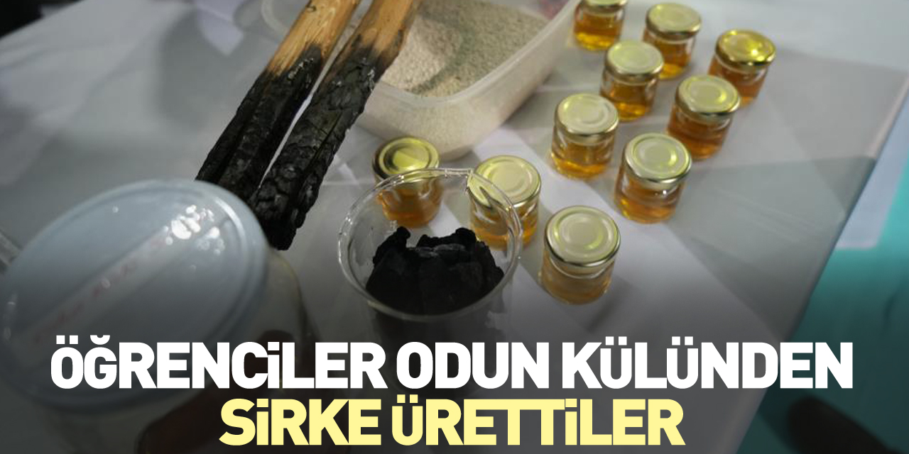 Odun külünden sirke ürettiler