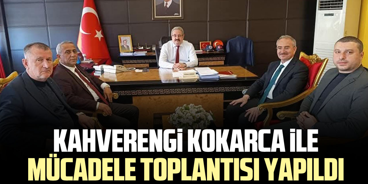 Kahverengi kokarca ile mücadele toplantısı yapıldı