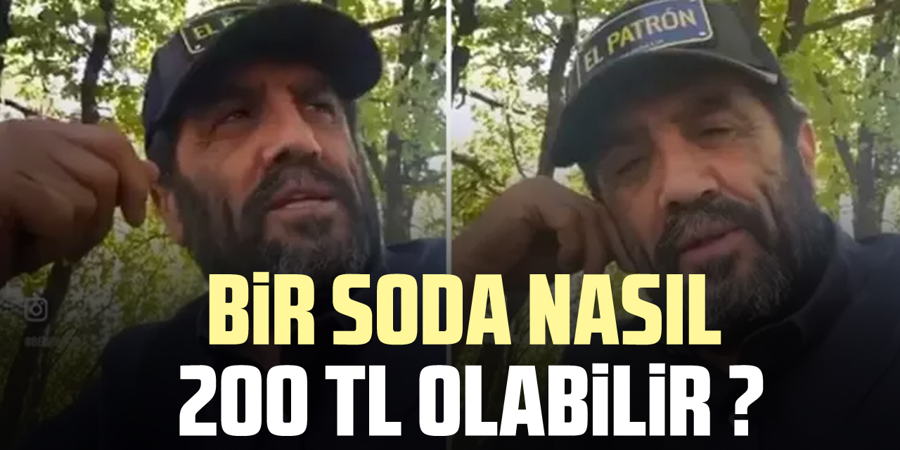 BİR SODA NASIL 200 TL OLABİLİR ?