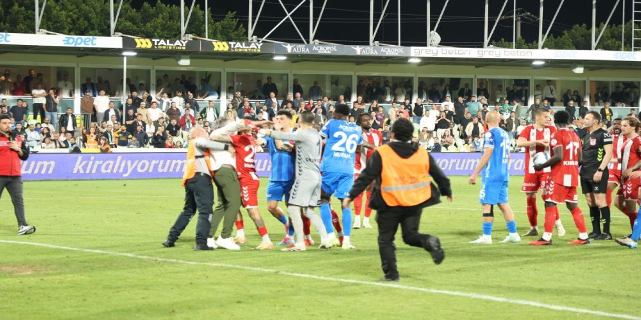 Son dakikalarda gergin anlar
