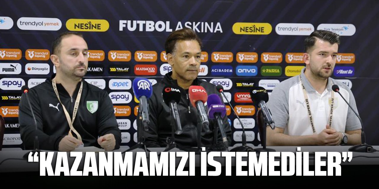 Jose Morais: "Kazanmamızı istemediler"